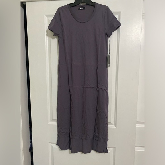 Michael Lauren Gray T Shirt Dress - Picture 1 of 4
